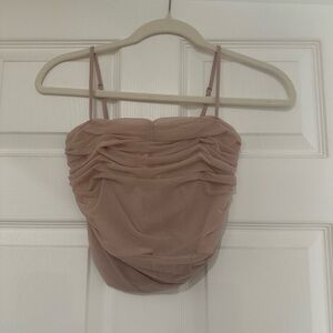 Aritzia Mauve Ruched Camisole